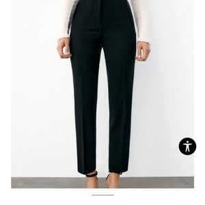 NWT Zara High Waisted Black Pants